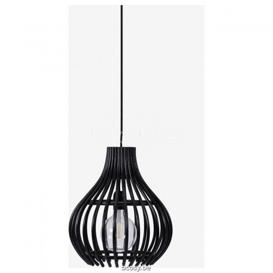 Vincent Sheppard Bulb Rattan Pendelleuchte Small Natur Schwarz Rattan.