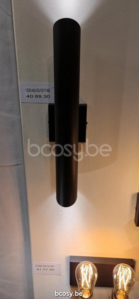 Marckdael VVD Malaga zwart gepoederlakt wandlamp VVD VDV Verlichting van Dijck Dyck Markdaal.