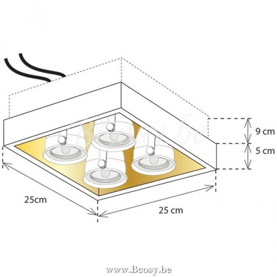 Authentage Indoor inbouwspots spots Encastrés Encastrables Recessed spots spotlights Einbaustrahler Spot Beleuchtung Spotleuchte.
