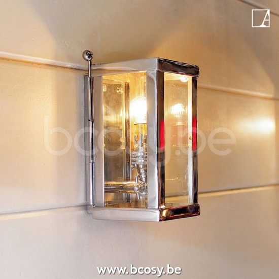 Authentage VIP201001 VITRINE Aussenwandleuchte lampe aussen BA15d Chrome Authentage Aussen Wandleuchten Aussenwandlampen.