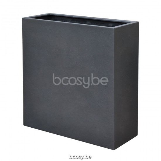 Jardinico CUBO Pot De Plantes Et Jardinière D'extérieur Rectangulaire Small 90x45x90 Petit 90x45x90 Ombra.