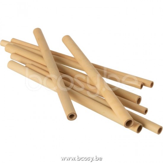 J Line Jline Dose 8 Strohhalm Bambus Naturell Trinkhalme Getränkehalme