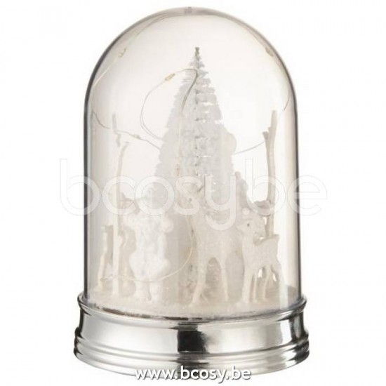 Jline Campana Navidad Led Acrilico Blanco Small