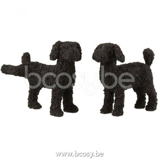 J Line 16025 Dekoration Figuras Hunden Figurines hund keramik chien ceramique hond Decoracion hond Decorazione Decoratie Decorations Decoration Beelden Animali Figuren Beeld Chiens Beeldjes Statue dog