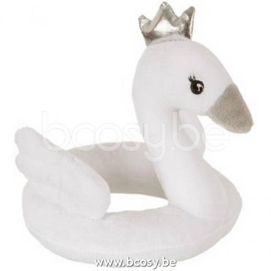 J Line Jline Sonaglio Peluche Bianco Grigio Argento Sonajero Peluche Blanco Gris Plata