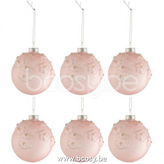 J Line 17459 Kerstballen Dekoration kerstbol Kerstbollen Wohnzubehoer accessoires De La Maison Home Accessories packung mit weihnachtskugel Christbaumkugel boule de noel kerstbal Kerstversiering Chris