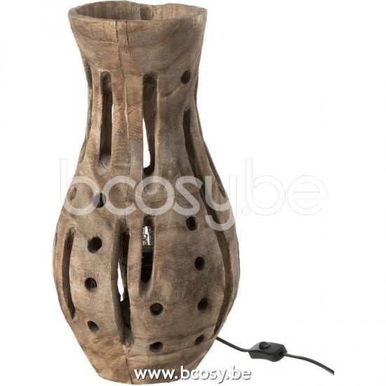 Jline Lamp Elisabeth Wood Natural