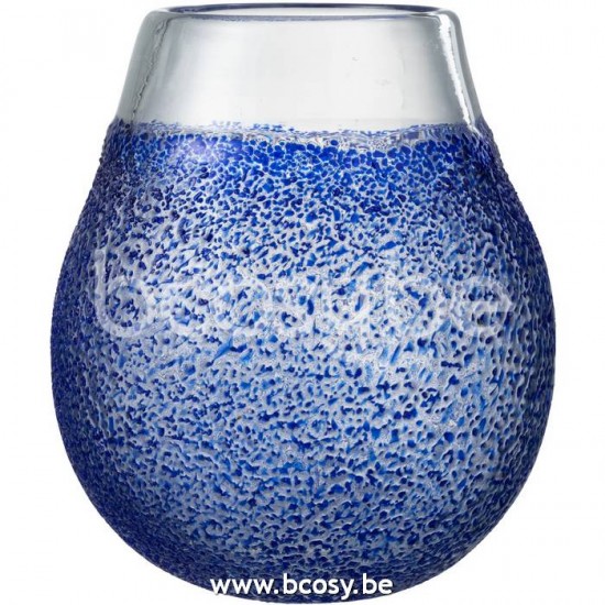 J Line Jline Hurricane Santorini Glass Blue lanterns hurricanes