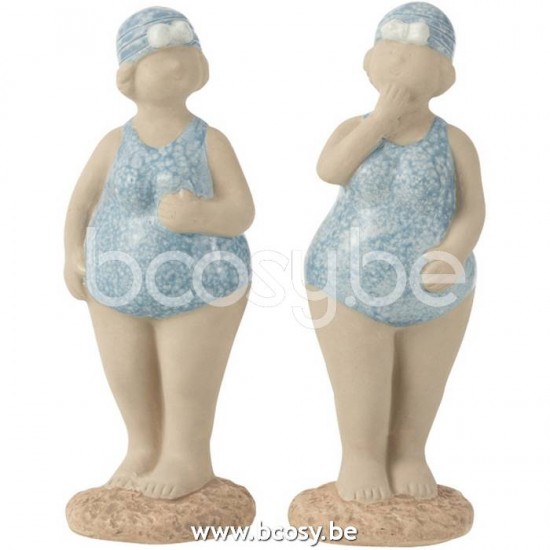 J Line 21331 baadster Decoratie Statue schwimmerin Decorations baadster Decoracion Beelden swimmer Decorazione Figurines Animali Schwimmerinnen Swimmers Decoration Figuras nageuse baadsters Nageuses F