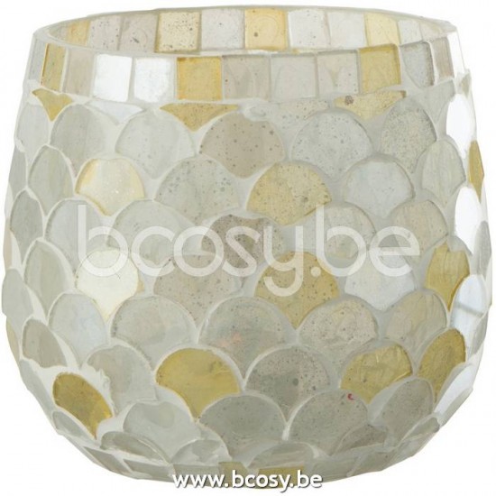 Jline Fotosforo Mosaicos Cristal Blanco Amarillo Claro Small