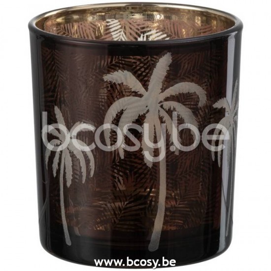 Jline Fotosforo Palmera Cristal Marron Small