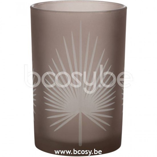 Jline Fotosforo Hoja De Palmera Cristal Beige Large