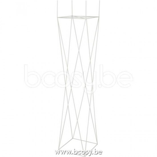 J Line Jline Support Cross Metal White Large flowerpots