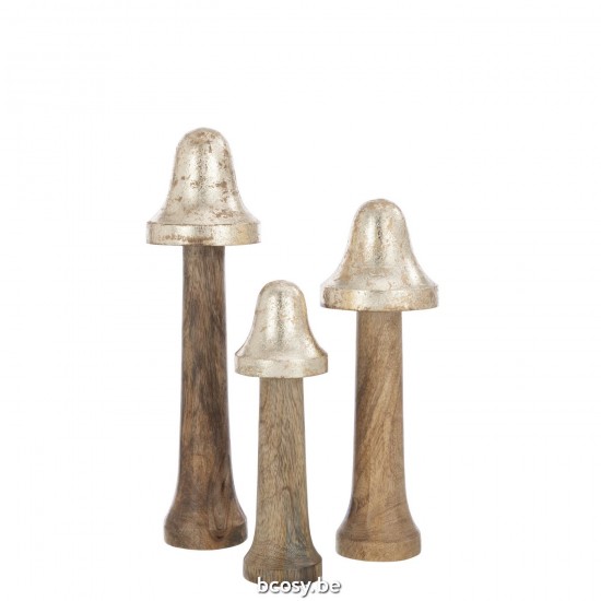 J Line 38007 Pilze Wohnzubehoer Woon Accessoires Paddestoeltjes pilz Home Accessories Decorations Mushrooms Champignons Paddes.