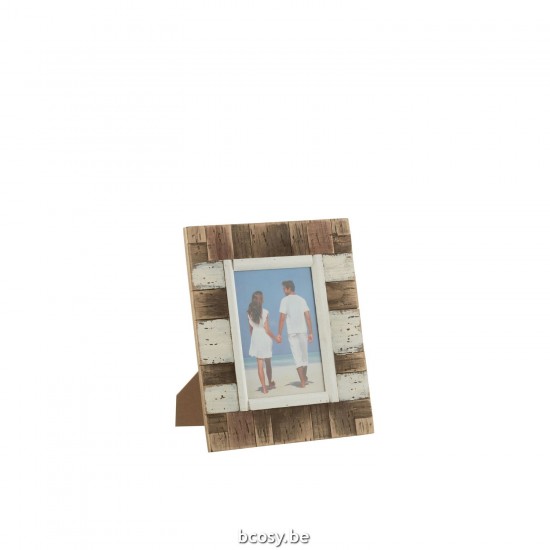 J Line Quadro Patchwork Legno Di Paulownia Naturale Bianco Small Cuadro Patchwork Paulownia Madera Natural Blanco Small.