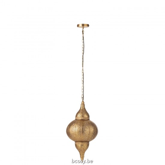 J Line Hanging Lamp Bore Metal Gold Small Suspensions pendant lights Suspended Overhead Lights Lamps.