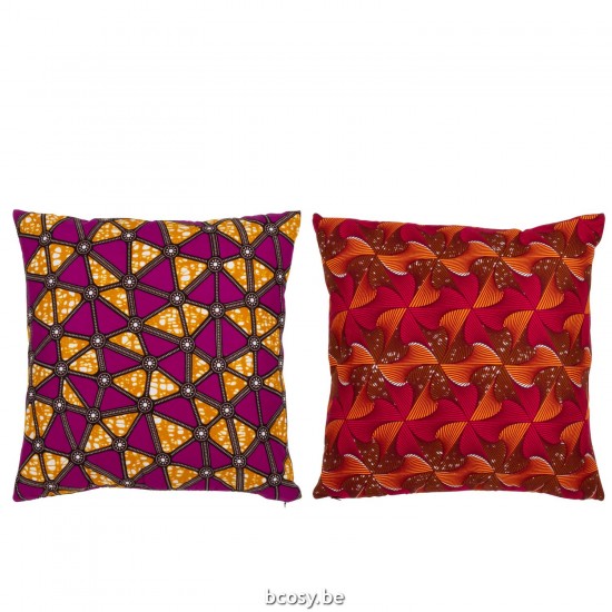 J Line coussins Jolipa Coussin Motifs Formes Tissu Mix Assortiment De 2.