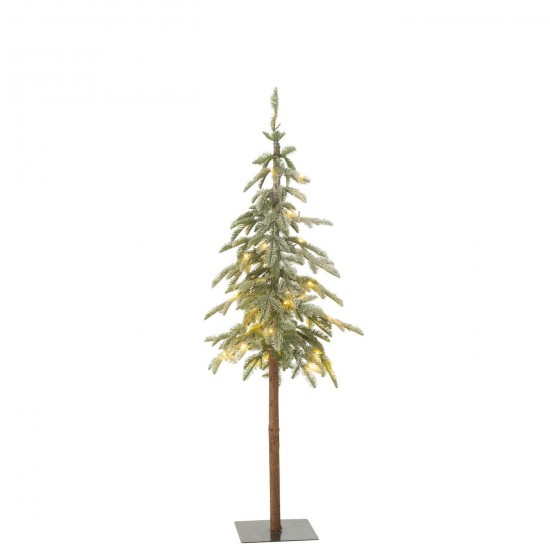 Jline Arbol De Navidad C Led Artificial Nieve Verde Small.