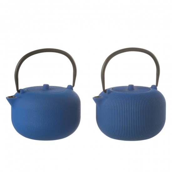 Jline Caj 1 Taza De Té De Metal Azul Oscuro Surtido 2.