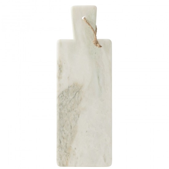 J Line Tagliere Formaggi Rettangolare Marmo Bianco Verde Large Tabla De Queso Rectángula Mármol Blanca Verde M.