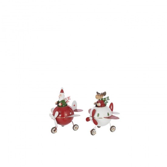 J Line 56870 Figuras Kerstmannen Kerstmannetje Kerstman Home Accessories Wohnzubehoer Accessori Della Casa santa clauses Weihn.