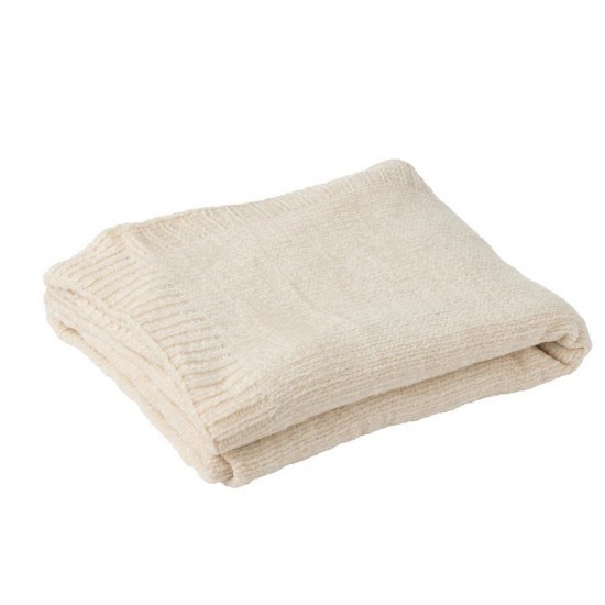 Jline Funda Chenille Poliéster Crudo.