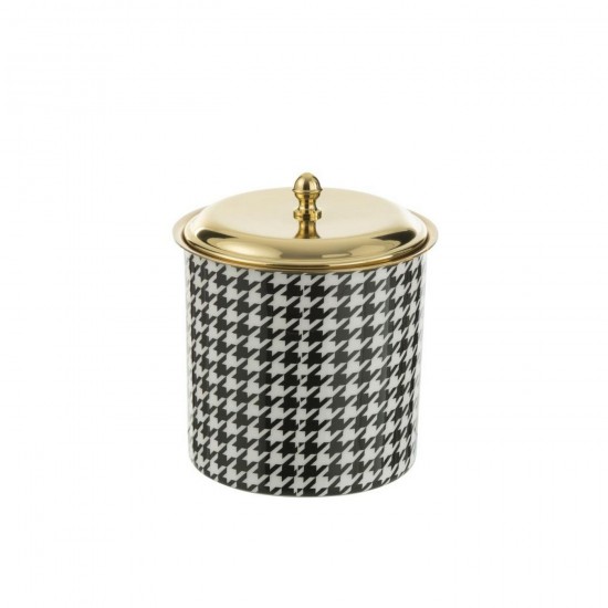 Jline Cubitera Pied De Poule Acero Inoxidable Dorado.