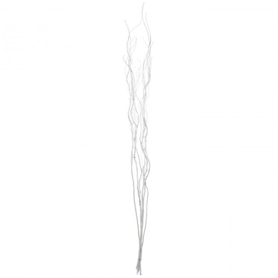 J Line Mazzo Di 6 Ramo Fiore Secco Argento Large Lote De 6 Rama Flor Seca Plata Large.