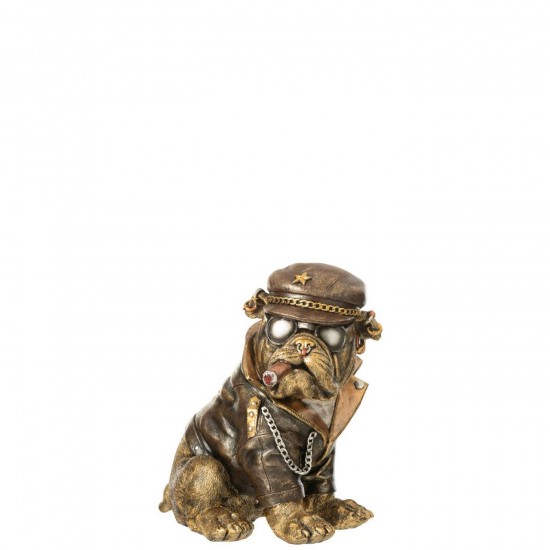 J Line 59322 Figuras Beeld Bulldog Beelden Beeldje Beelden Figurines bulldogs standing Dier Bulldog bulldog standing Decorazio.