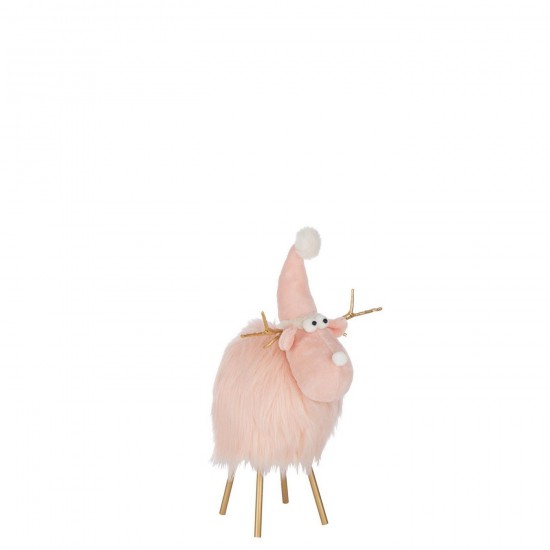 J Line 59535 Decoration Dekoration Dieren Rendier Caribou reindeer standing Figuren Decoratie Statue Animali Rendier Decorazio.