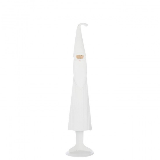 Jline Papá Noel Moderno Metal Blanco Large.