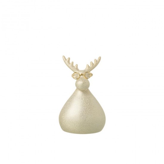 J Line 59832 Animali rennes debouts Decoratie Rendier Beelden rendieren Eland Rentiere reindeer standing Statue Caribou Rendie.