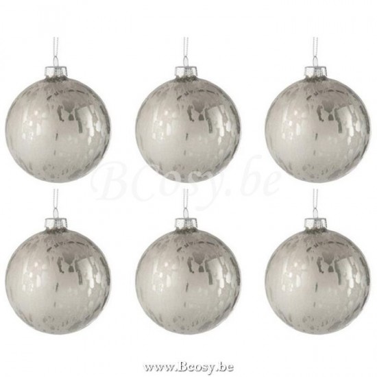 J Line 76231 Kerstbollen Dekoration boule de noel Decoration Wohnzubehoer Weihnachtskugeln accessoires De La Maison Christbaumkugeln Accesorios De Casa Decoratie box of baubles Decoracion Kerstversier