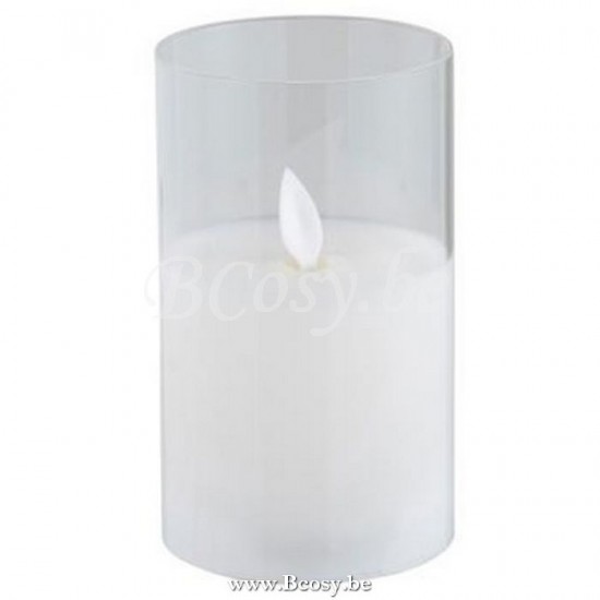 Jline Lampara Led Brillante Vidrio Transparante Small