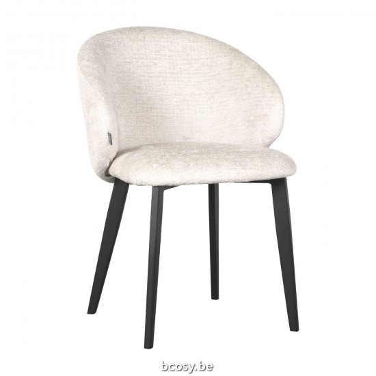 LABEL 51 Chaise de salle à manger Logan Creme Elegance.