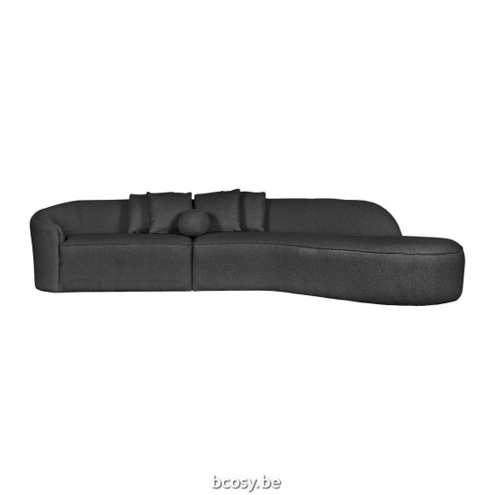 LABEL51 Bench Flori Anthracite Boucle.