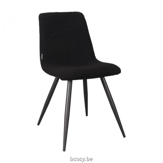 LABEL51 Dining chair Jep Black Teddy.