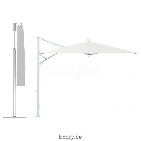TUUCI Cantilever free pole Aluminium Umbrellas.
