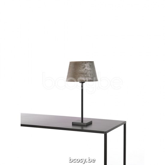 Marckdael tafellamp Billiardo Marckdael 0255-30-BL-STKP-H20-SAN-REMO-03-VENUS-ON-TAUPE Tablelamps zwart tafellamp H 30cm VVD VDV Verlichting.