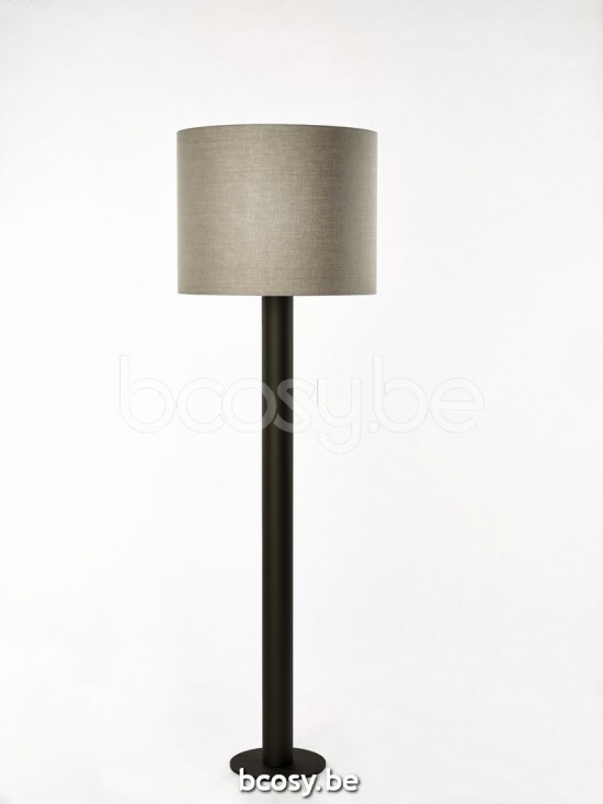 Marckdael vloerlamp Vancouver Marckdael 1308-LG1-TUBO-NE Contemporal zwart vloerlamp H 130cm VVD VDV Verlichting van Dijck Dyck Markdaal.