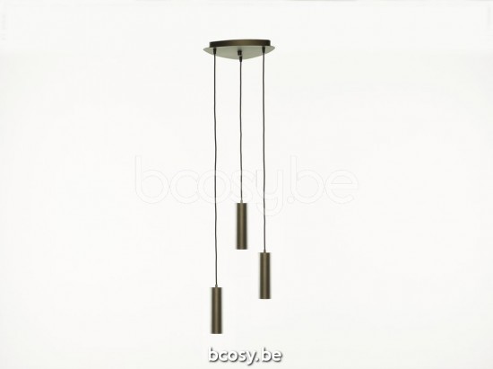 Marckdael pendel Melbourne Marckdael 1340-S3-PLEC-BRONZO Contemporal Brons pendel H max 125cm VVD VDV Verlichting van Dijck Dyck Markdaal.