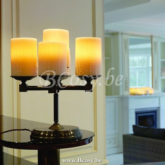 Authentage Tafellampen Leeslichten Leeslampen Binnenverlichting Éclairage Armatures Luminaires D'intérieur Pieds De Lampe Avec Abat Jour Lampes De Table Table L.