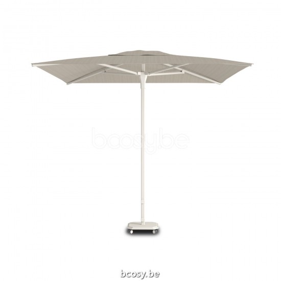Jardinico JCP102 230x230 Vierkante Middenstam Parasol 2,3x2,3 Mast Linnen Doek Cotton Sunbrella Plus Marine JCP.102 CARACTERE.