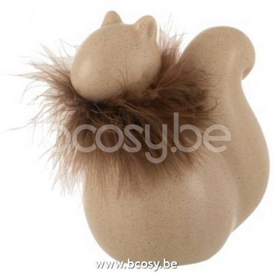 J Line Jline Scoiattolo Porcellana Marrone Small Ardilla Porcelana Marron Small