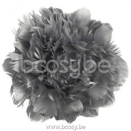 Jline Bola Deco Plumas Sueltas Plata