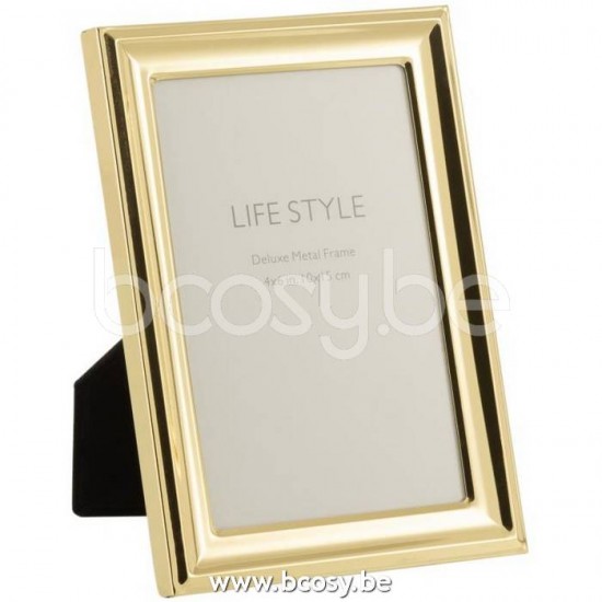 Jline Marco Foto Clasico 10X15 Metal Oro Small