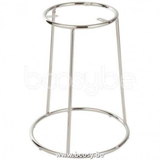 Jline Soporte Medio Taburete Metal Plata
