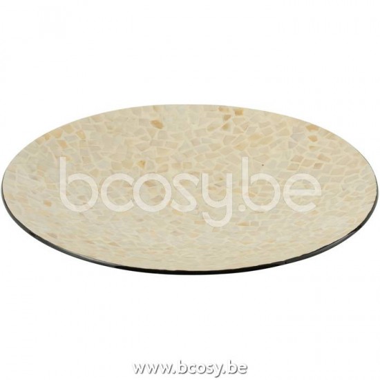 Jline Tray Nuye Round Shells Paper Ivory