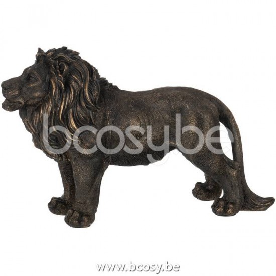 J Line Jline Leone Resina Bonzo Small Leon Poly Bronce Small