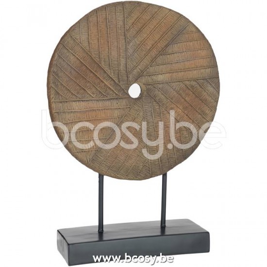 J Line Jline Cerchio Piede Resina Marrone Large Circulo Pie Resina Marron Large